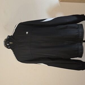 Champion Mens Large Mock Neck Double Dry Windbreaker